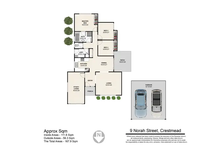 Floorplan of Homely house listing, 9 Norah St, Crestmead QLD 4132