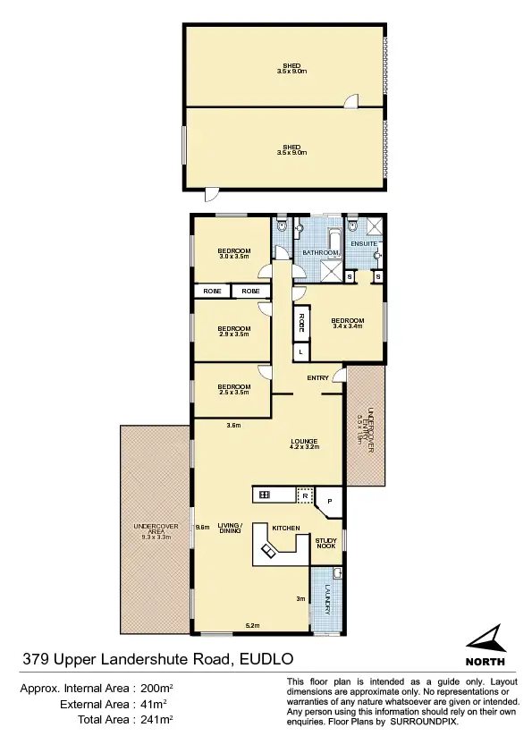 Floorplan of Homely rural property listing, 379 Upper Landershute Road, Eudlo QLD 4554