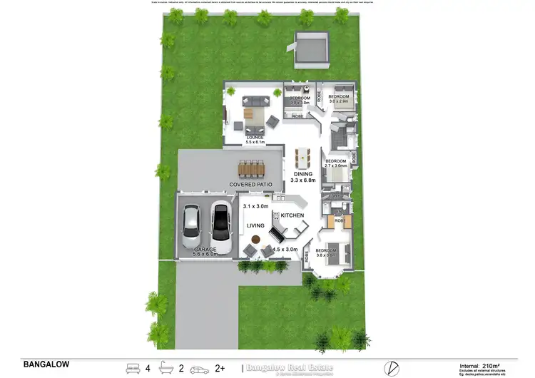 Floorplan of Homely house listing, 5 Leopard Wood Cres, Bangalow NSW 2479