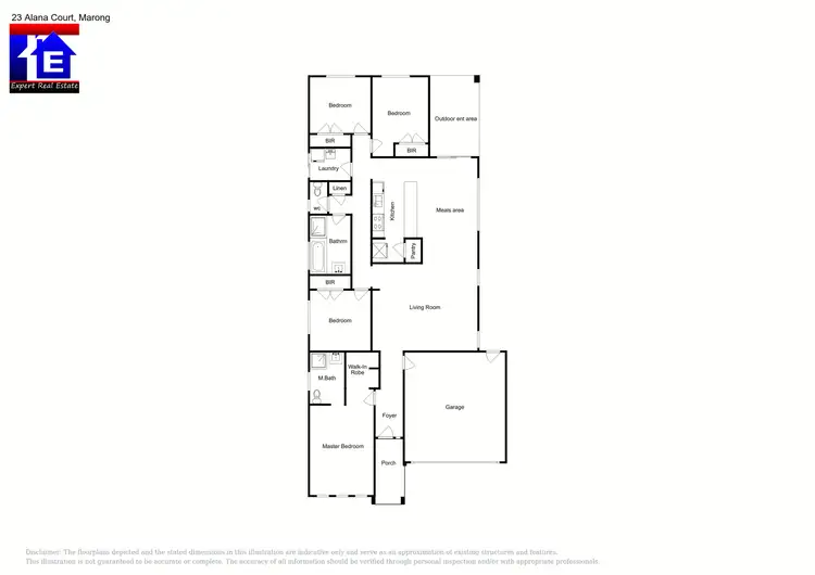 Floorplan of Homely house listing, 23 Alana Ct, Marong VIC 3515