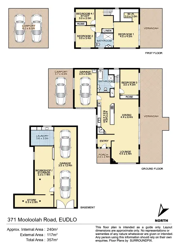 Floorplan of Homely house listing, 371 Mooloolah Rd, Eudlo QLD 4554
