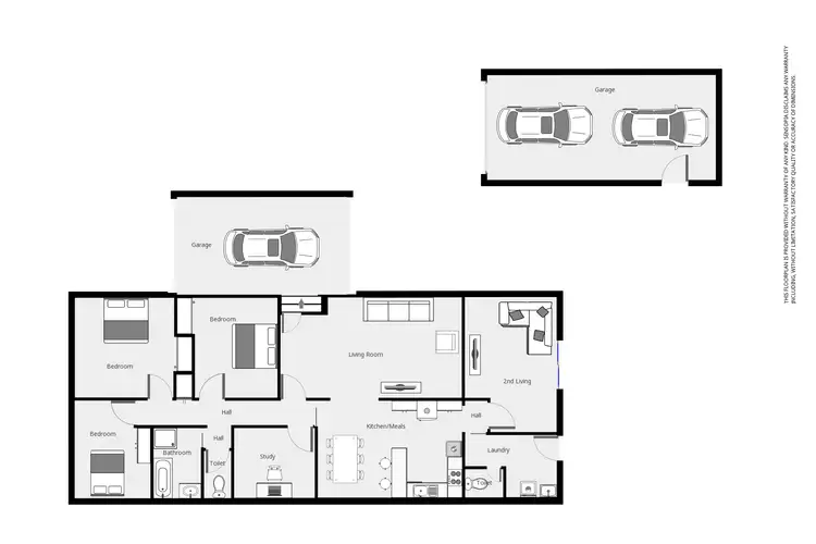 Floorplan of Homely house listing, 5 Newton St, Stawell VIC 3380