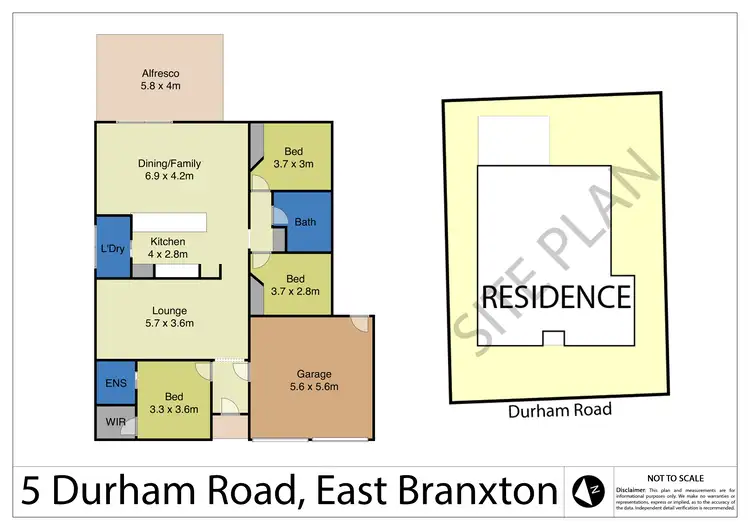 Floorplan of Homely house listing, 5 Durham Road, East Branxton NSW 2335
