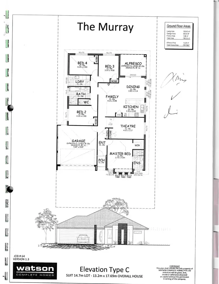 Floorplan of Homely house listing, 8 Toulon Mews, Piara Waters WA 6112