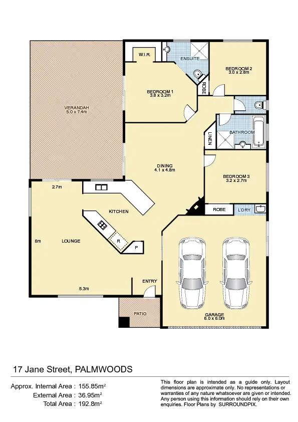 Floorplan of Homely house listing, 17 Jane St, Palmwoods QLD 4555