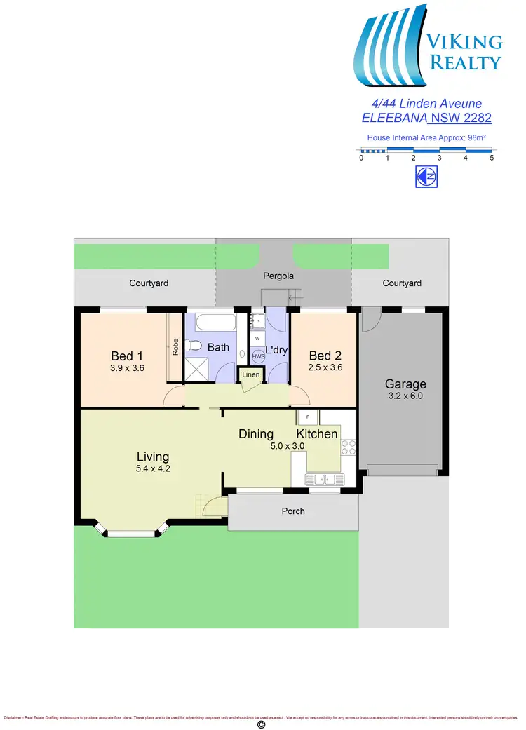 Floorplan of Homely villa listing, 4/44 Linden Ave, Eleebana NSW 2282
