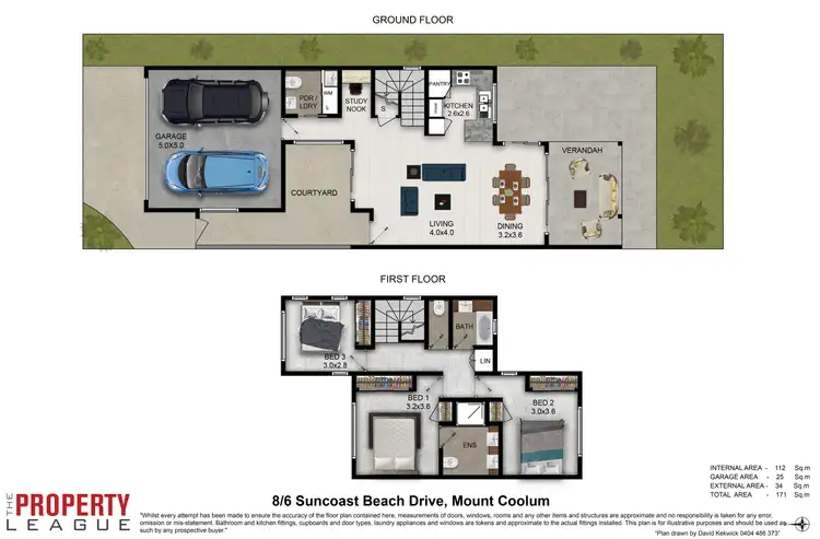 Floorplan of Homely unit listing, Unit 8/6 Suncoast Beach Dr, Mount Coolum QLD 4573