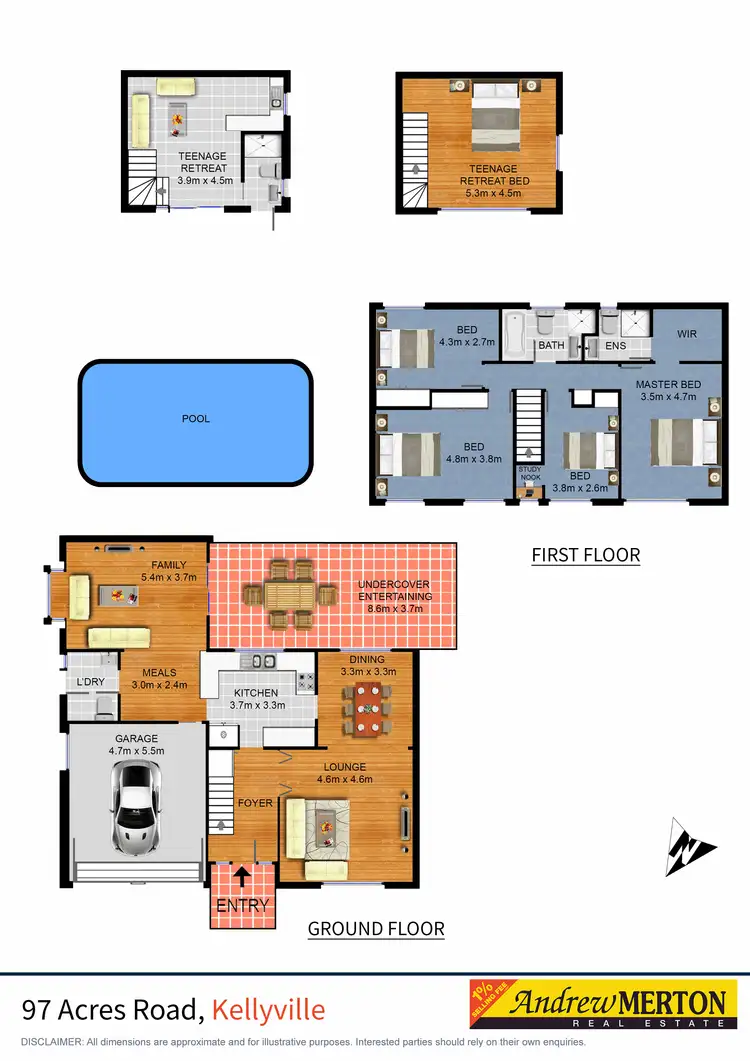 Floorplan of Homely house listing, 97 Acres Rd, Kellyville NSW 2155