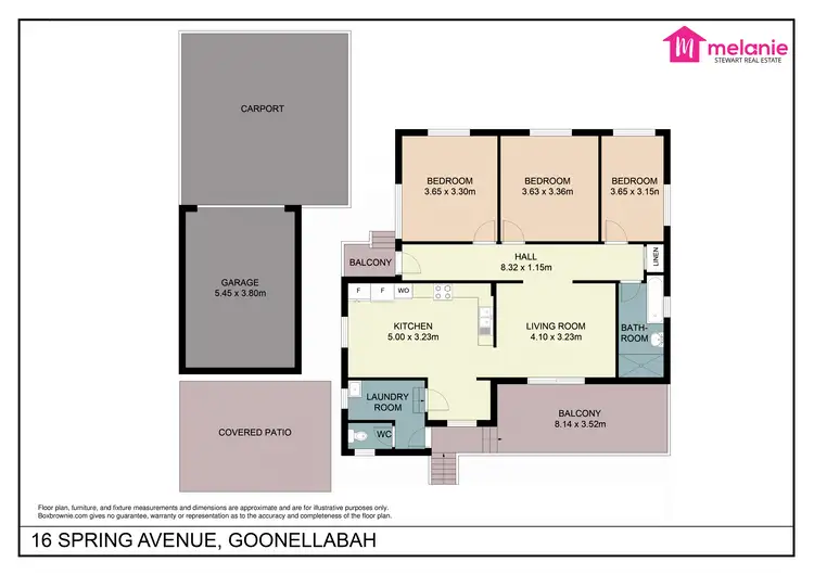 Floorplan of Homely house listing, 16 Spring Ave, Goonellabah NSW 2480