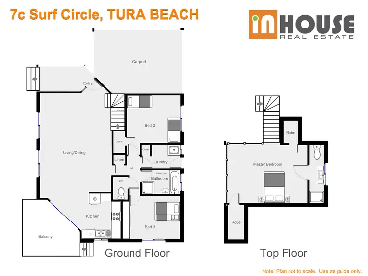 Floorplan of Homely townhouse listing, 7C Surf Cir, Tura Beach NSW 2548
