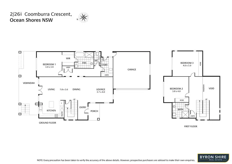 Floorplan of Homely house listing, 2/26i Coomburra Crescent, Ocean Shores NSW 2483