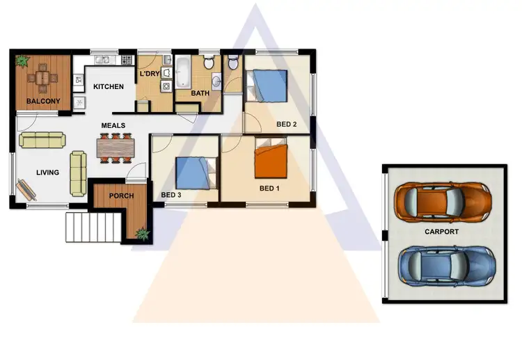 Floorplan of Homely house listing, 25 Burrigan St, Woodridge QLD 4114