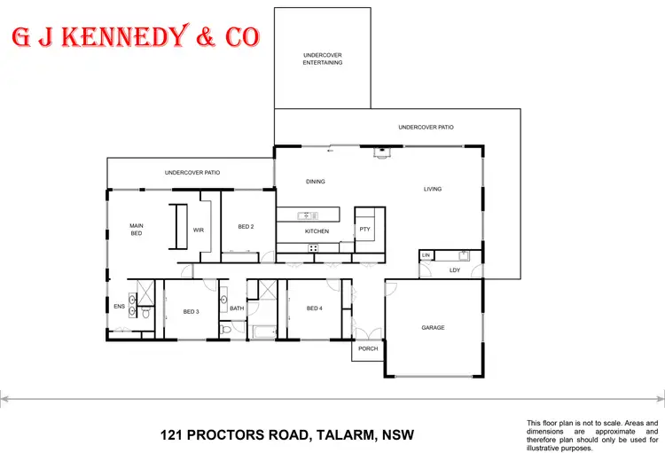 Floorplan of Homely rural property listing, 121 Proctors Rd, Talarm NSW 2447