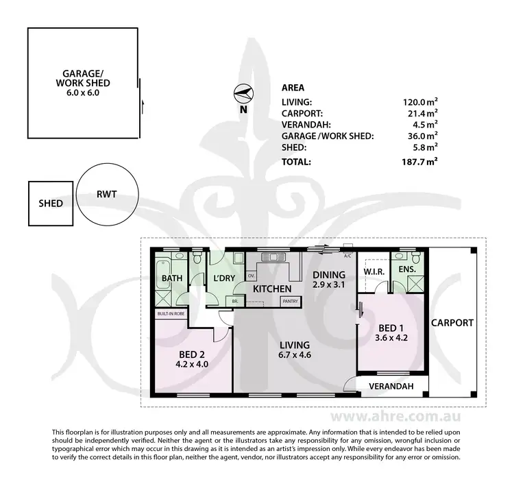 Floorplan of Homely house listing, 147 Hawthorn Rd, Mount Barker SA 5251