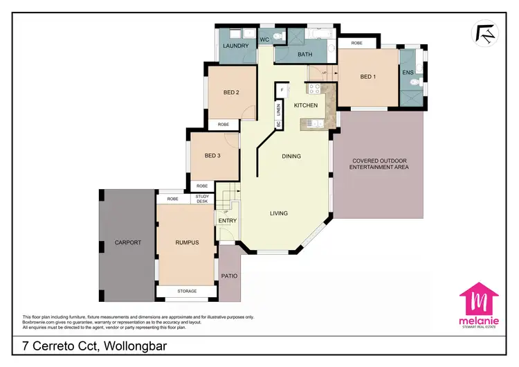 Floorplan of Homely house listing, 7 Cerreto Circuit, Wollongbar NSW 2477