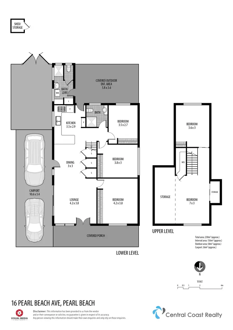 Floorplan of Homely house listing, 16 Pearl Beach Dr, Pearl Beach NSW 2256