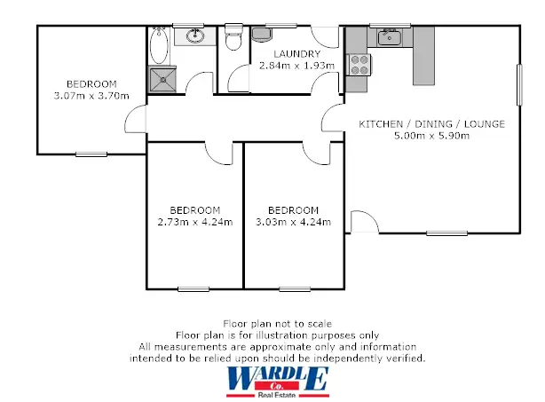 Floorplan of Homely unit listing, 94 The Cattle Track, Crystal Brook SA 5523