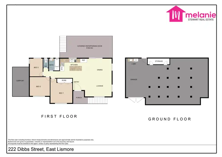 Floorplan of Homely house listing, 222 Dibbs St, East Lismore NSW 2480