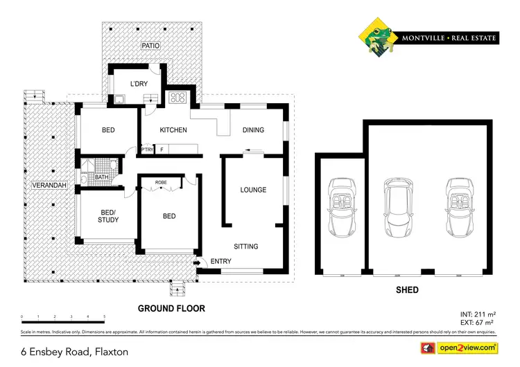 Floorplan of Homely house listing, 6 Ensbey Rd, Flaxton QLD 4560