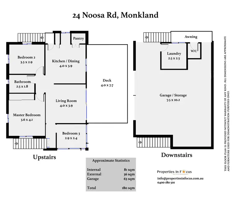Floorplan of Homely house listing, 24 Noosa Rd, Monkland QLD 4570