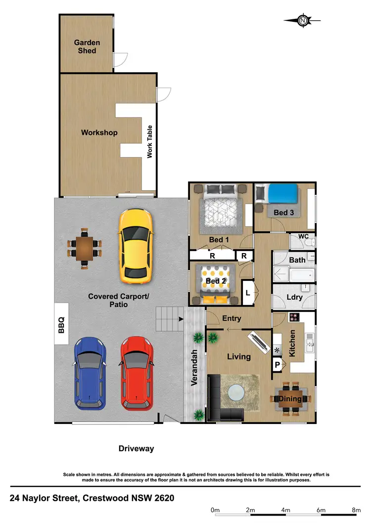 Floorplan of Homely house listing, 24 Naylor Street, Queanbeyan NSW 2620
