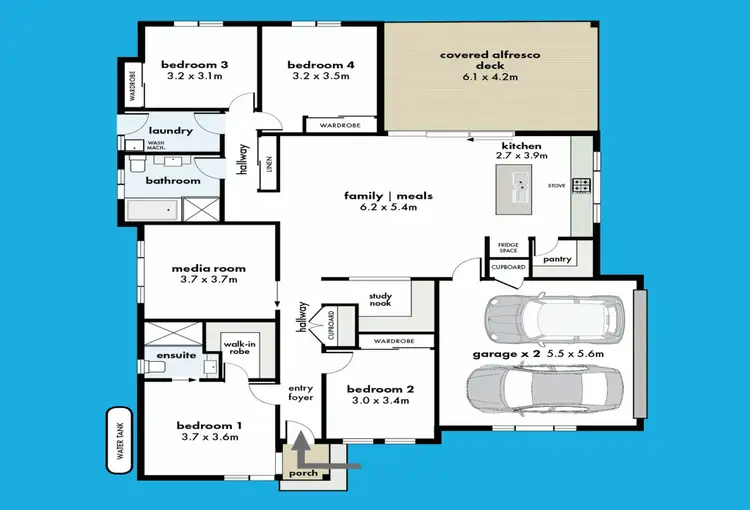 Floorplan of Homely house listing, 4 Yallambi St, Picton NSW 2571