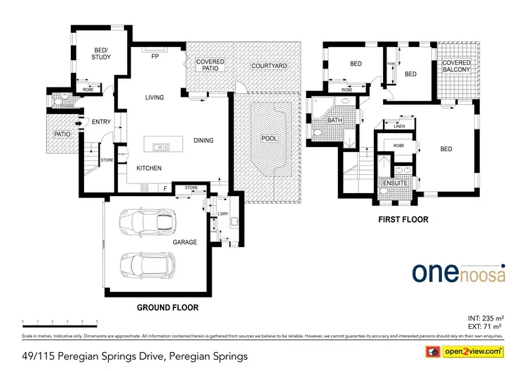 Floorplan of Homely townhouse listing, Villa 49/115 Peregian Springs Dr, Peregian Springs QLD 4573