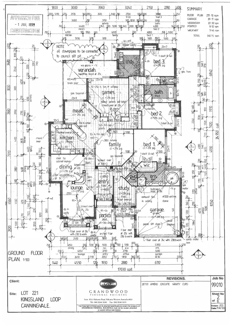 Floorplan of Homely house listing, 5 Kingsland Loop, Canning Vale WA 6155