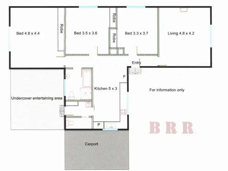 Floorplan of Homely house listing, 22 South Street, Benalla VIC 3672