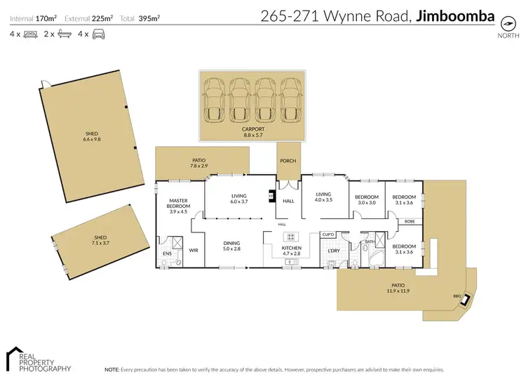 Floorplan of Homely rural property listing, 265-271 Wynne Rd, Jimboomba QLD 4280