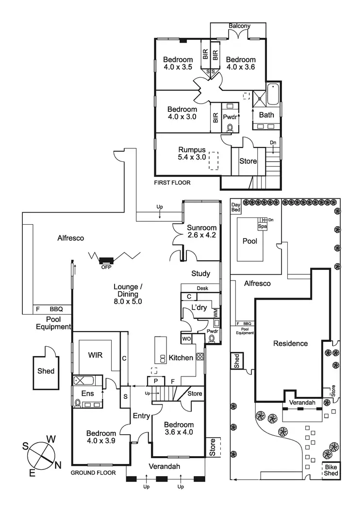 Floorplan of Homely house listing, 134 South Rd, Brighton East VIC 3187