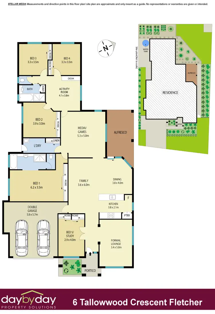 Floorplan of Homely house listing, 6 Tallowwood Cres, Fletcher NSW 2287