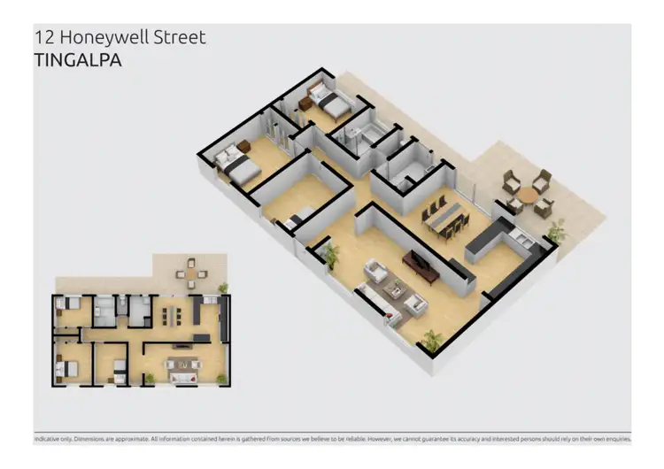Floorplan of Homely house listing, 12 Honeywell St, Tingalpa QLD 4173