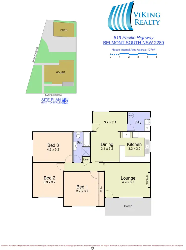 Floorplan of Homely house listing, 819 Pacific Hwy, Belmont South NSW 2280