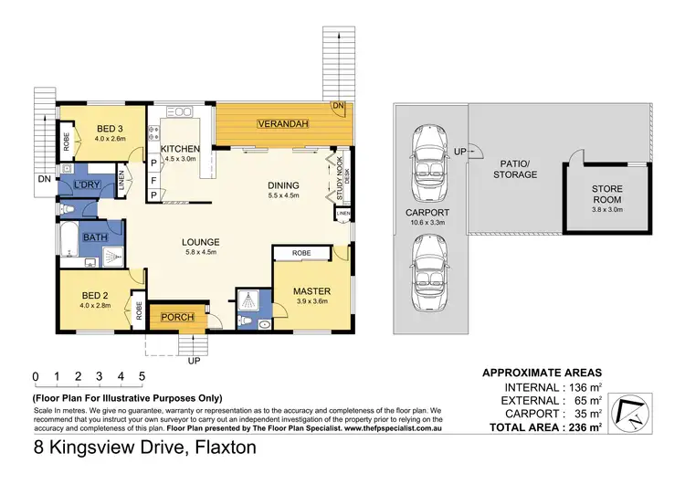 Floorplan of Homely house listing, 8 Kingsview Drive, Flaxton QLD 4560