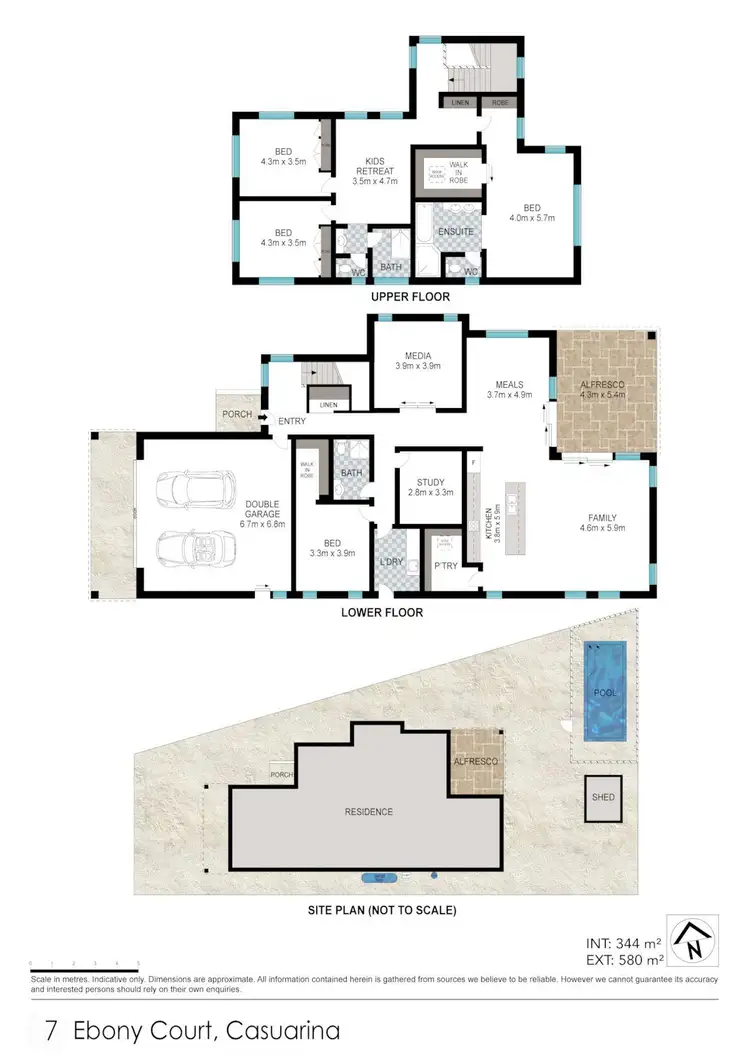 Floorplan of Homely house listing, 7 Ebony Court, Casuarina NSW 2487