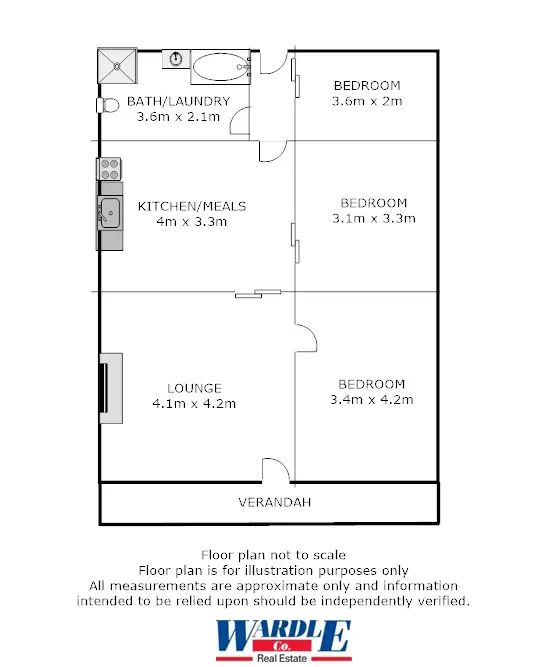 Floorplan of Homely house listing, 41 Cockburn Rd, Jamestown SA 5491
