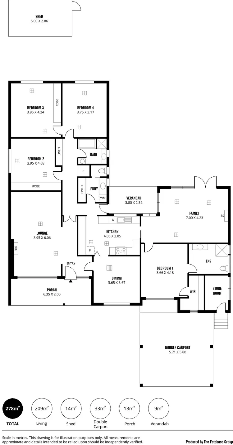 Floorplan of Homely house listing, 10 Simpson Rd, Wattle Park SA 5066