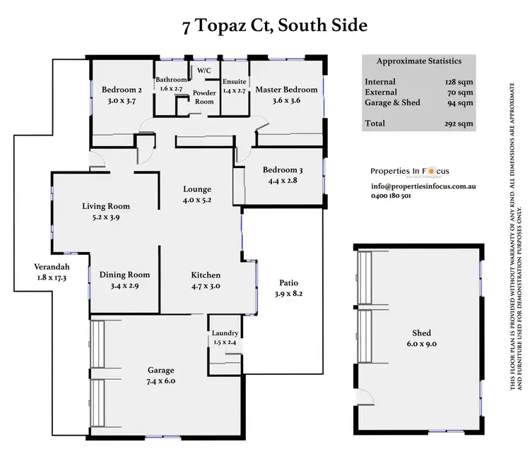 Floorplan of Homely house listing, 7 Topaz Ct, Southside QLD 4570