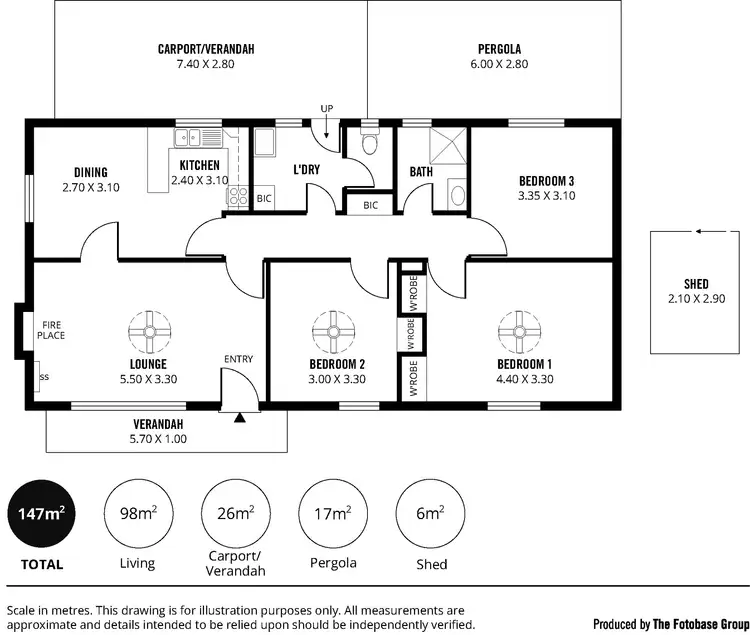 Floorplan of Homely house listing, 21 Gurney Tce, Enfield SA 5085