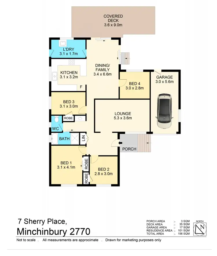 Floorplan of Homely house listing, 7 Sherry Pl, Minchinbury NSW 2770