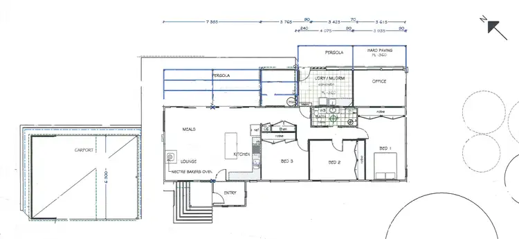 Floorplan of Homely rural property listing, 3539 Great Alpine Rd, Myrtleford VIC 3737