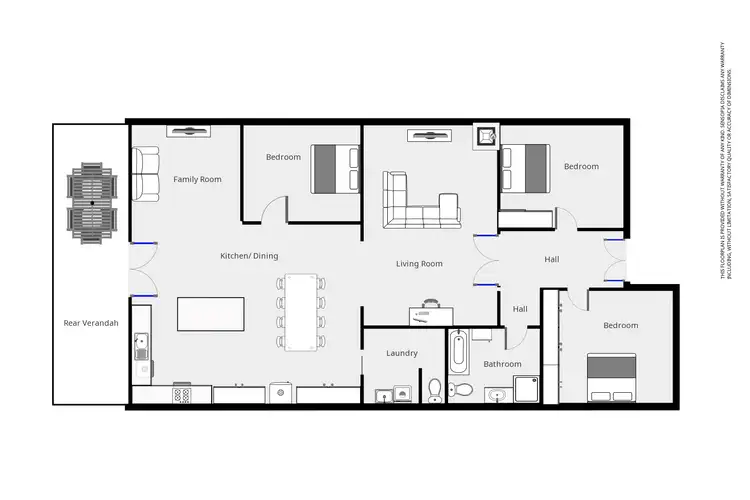 Floorplan of Homely house listing, 5 Johnson St, Stawell VIC 3380