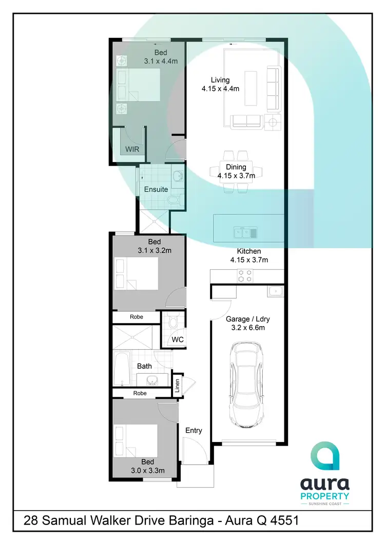 Floorplan of Homely terrace listing, 29 Samuel Walker St, Caloundra West QLD 4551