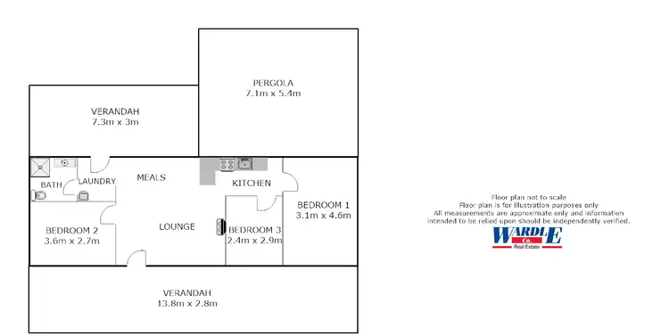 Floorplan of Homely house listing, 12 Collins St, Jamestown SA 5491