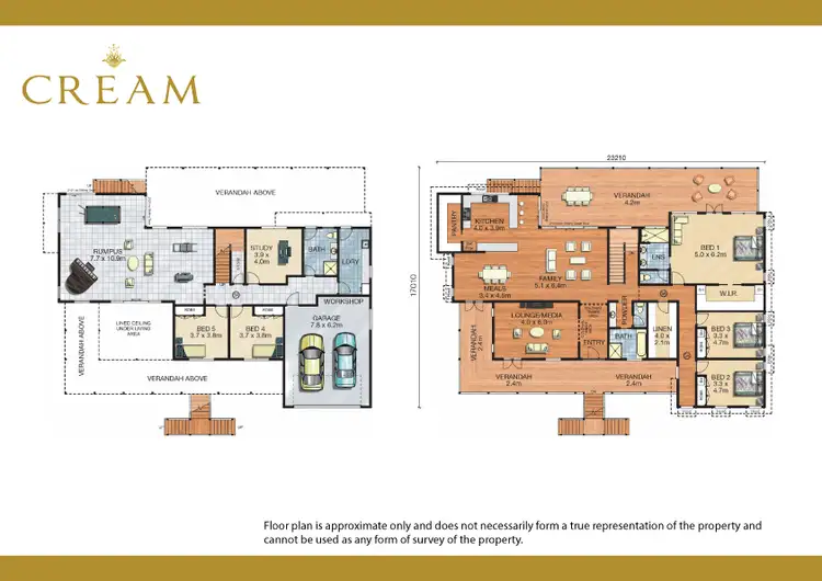 Floorplan of Homely rural property listing, 1716 Mount Cotton Rd, Burbank QLD 4156