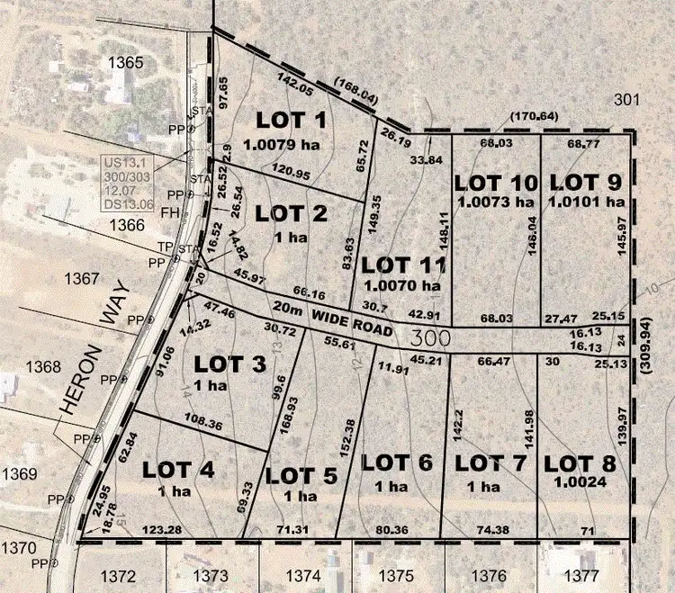 Floorplan of Homely land listing, Lot 2, Heron Way, Exmouth WA 6707