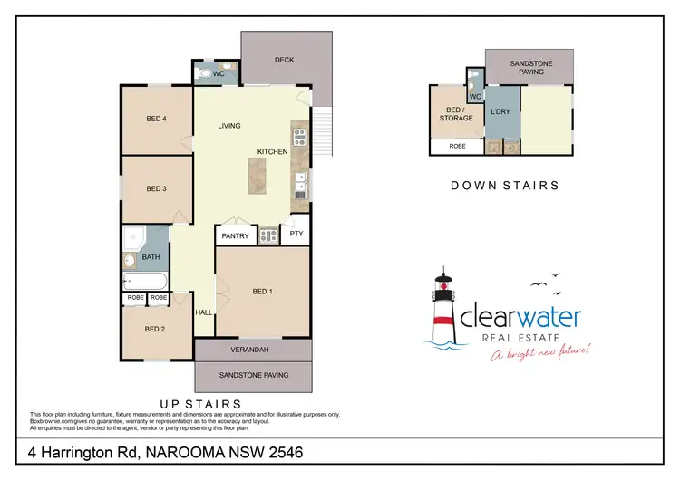 Floorplan of Homely house listing, 4 Harrington Rd, Narooma NSW 2546