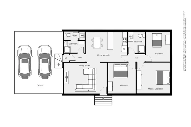 Floorplan of Homely house listing, 5-7 Maud St, Stawell VIC 3380