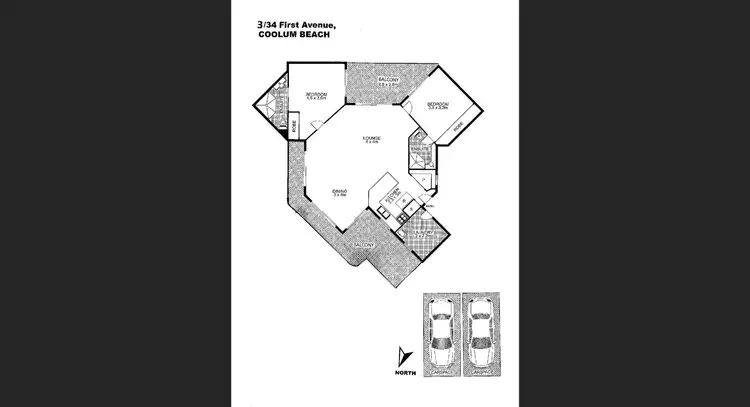 Floorplan of Homely unit listing, Unit 3/34 First Ave, Coolum Beach QLD 4573